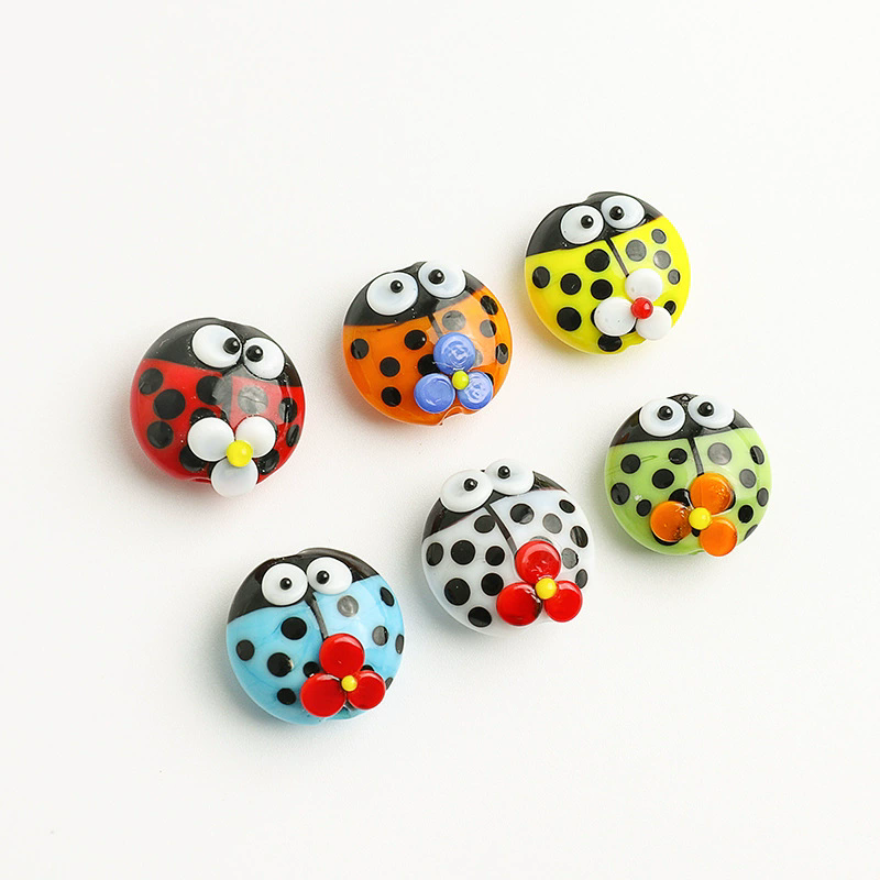 5pcs 13x13mm Cute Ladybug Glas - огляд і ціна Snake Plant Ceramic