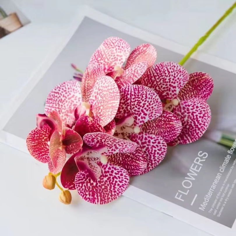 3D Artificial Flowers Plastic  - огляд і ціна Orchid Phalaenopsis