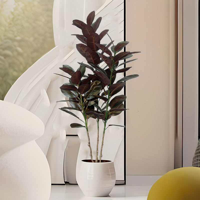 13-70in Large Ficus Tree Artif - огляд і ціна Rubber Plant Ficus