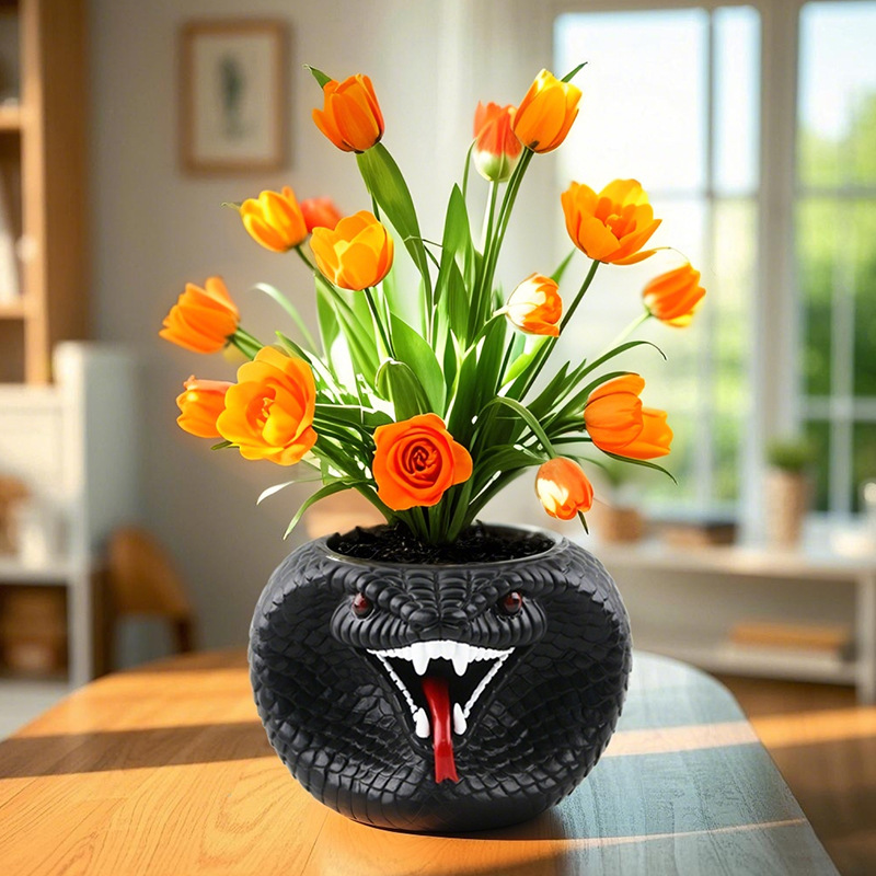 Creative Resin Flower Pot - Ti - огляд і ціна Snake Plant Ceramic