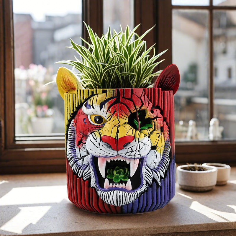 Creative Resin Flower Pot - Ti - огляд і ціна Snake Plant Ceramic