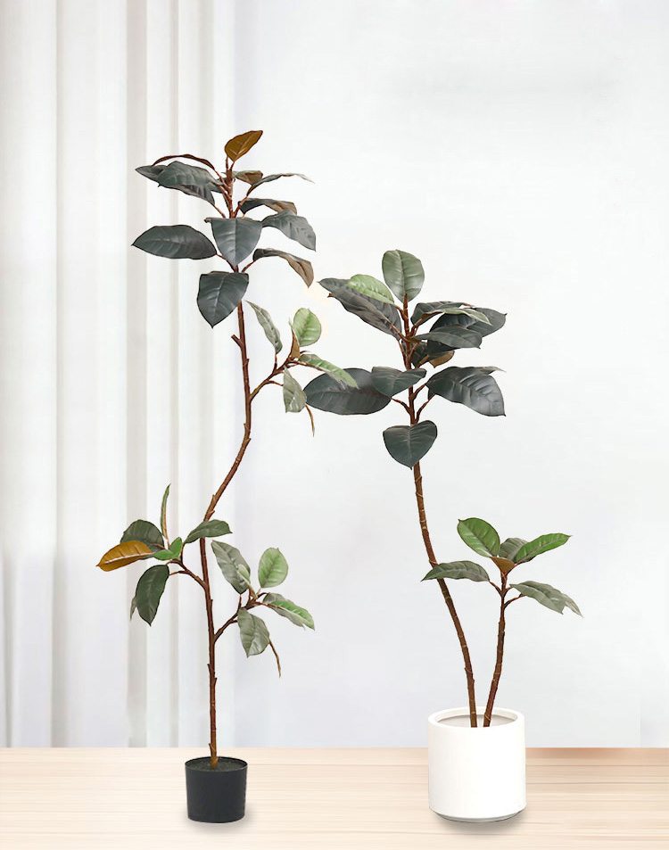 Artificial Plastic Potted Plan - огляд і ціна Rubber Plant Ficus