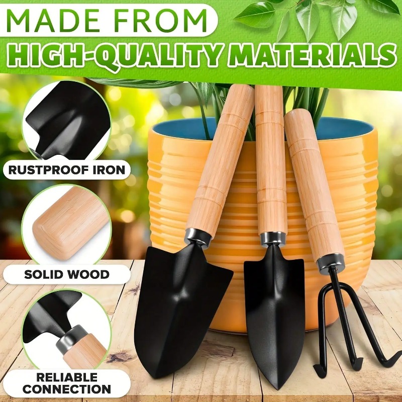 3PC/1Set Mini Gardening Tools  - огляд і ціна Plant Parent Tools