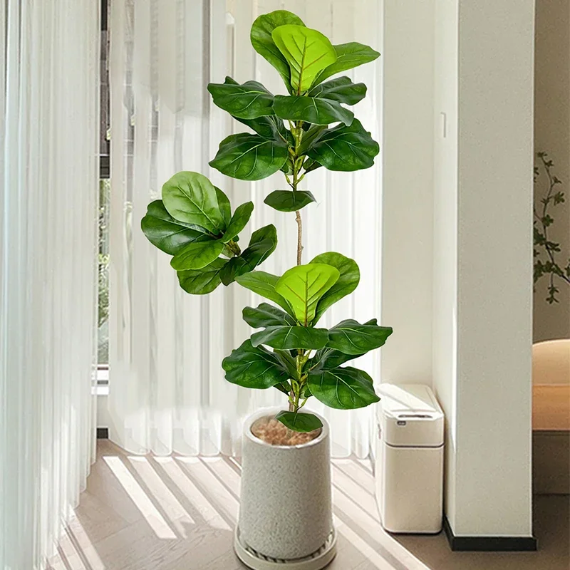 2-4.9FT Large Artificial Ficus - огляд і ціна Rubber Plant Ficus
