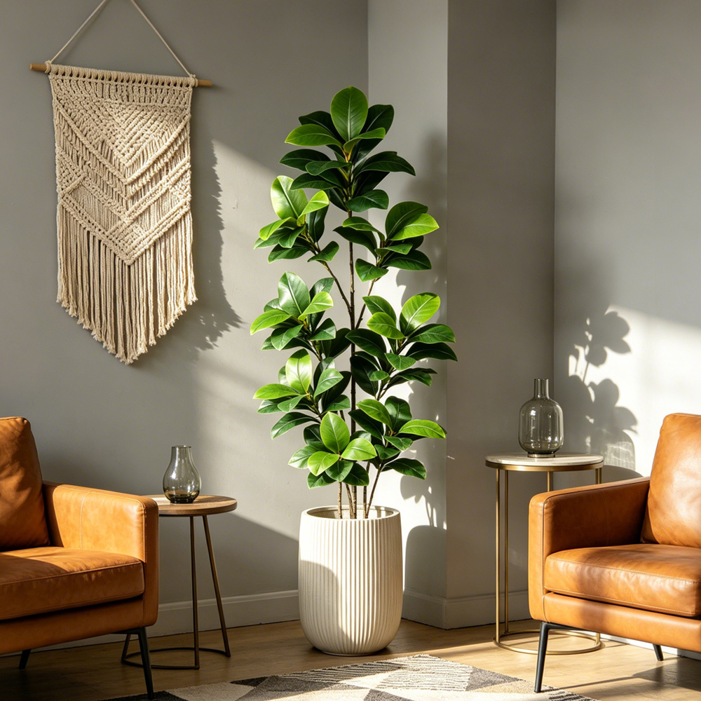 74-140cm Large Artificial Bany - огляд і ціна Rubber Plant Ficus
