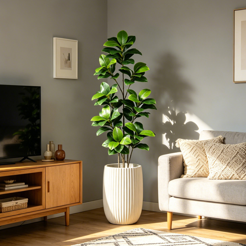 74-140cm Large Artificial Bany - огляд і ціна Rubber Plant Ficus